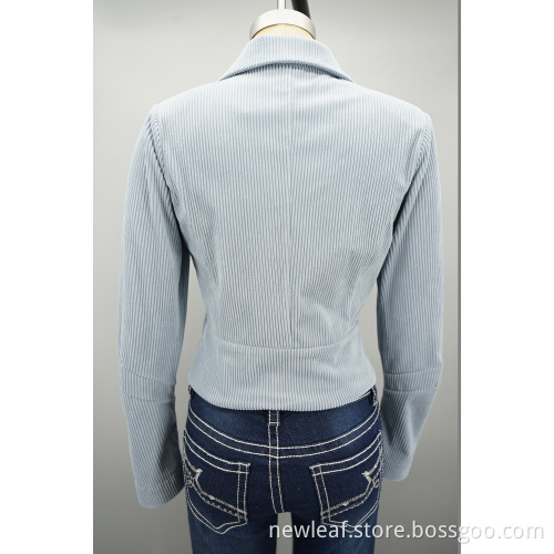 Double-Breasted items corduroy single-breasted Blouse